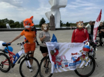 Команда Центра тестирования ГТО Жуковского муниципального округа приняла участие в велопробеге.